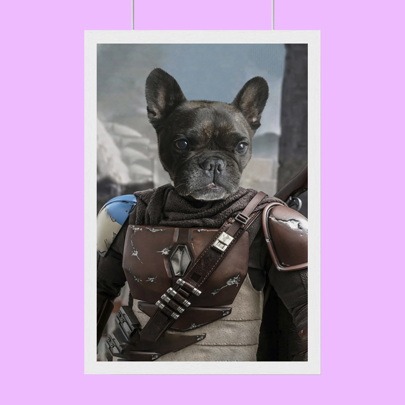 Mandolar Lan Star Wars - Custom Pet Portrait